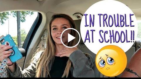 EMMA GETS IN TROUBLE IN SCHOOL! MARK TAKES OVER THE VLOG!