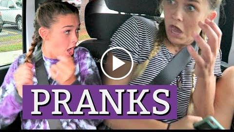 WE PRANK EMMA AND ELLIE ALL DAY TRY NOT TO LAUGH! ELLIE BRACES UPDATES!